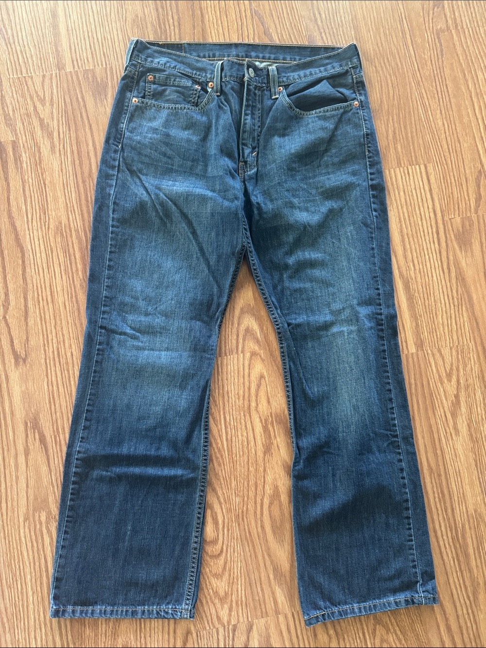 Levi's Men's Straight-Leg Denim Jeans - Blue